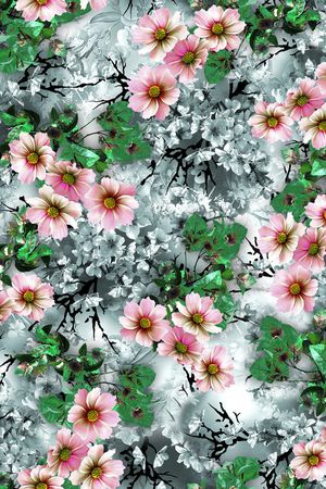 抽象印花华亿平台图片