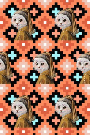 手绘印花华亿平台图片