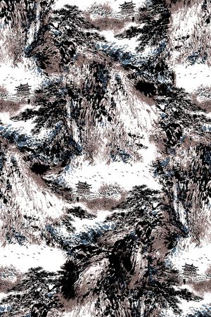 传统华亿平台印花华亿平台图片