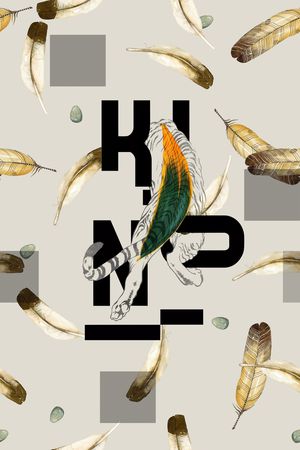 抽象印花华亿平台图片