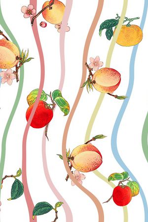 春夏华亿平台印花华亿平台图片