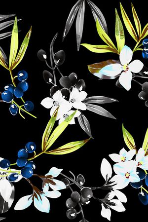 手绘印花华亿平台图片