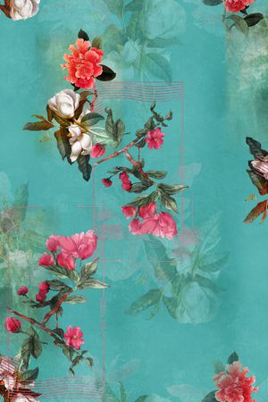 手绘印花华亿平台图片