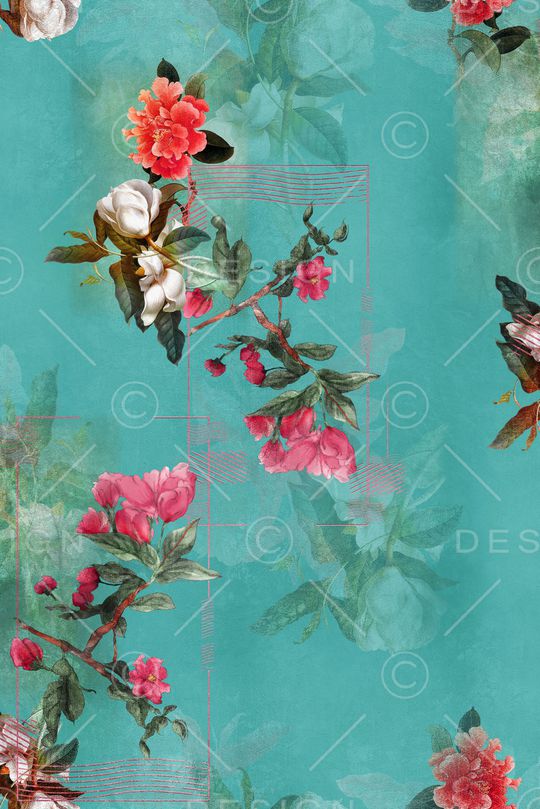 手绘印花华亿平台图片