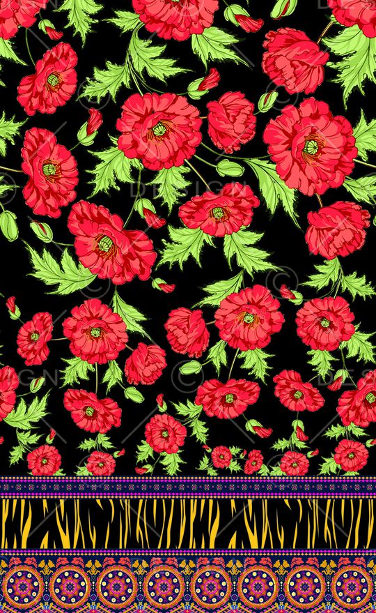 花瓣印花华亿平台图片