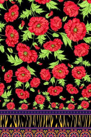 花瓣印花华亿平台图片