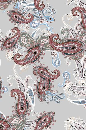 佩斯利印花华亿平台图片