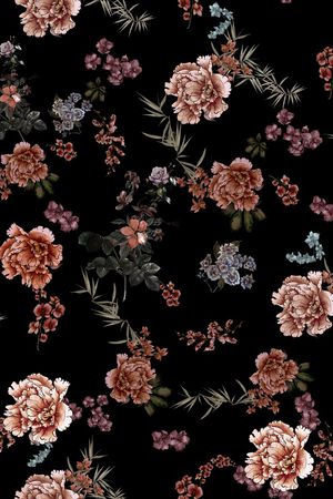 春夏华亿平台印花华亿平台图片