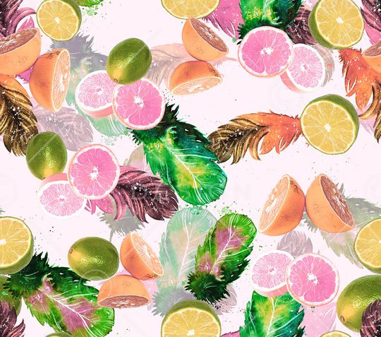 春夏华亿平台印花华亿平台图片