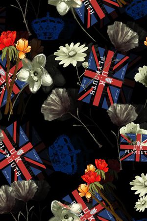 大牌风印花华亿平台图片