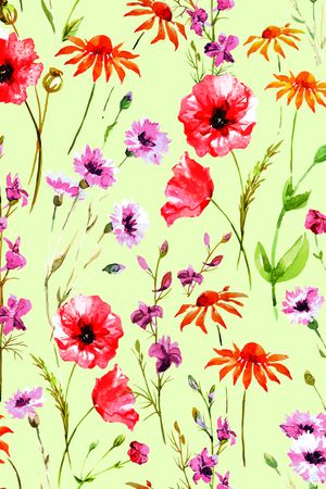 狗尾巴草印花华亿平台图片