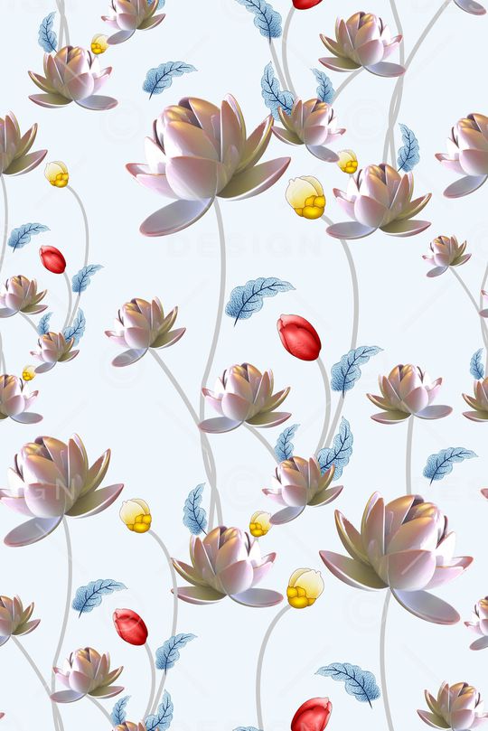 花瓣印花华亿平台图片