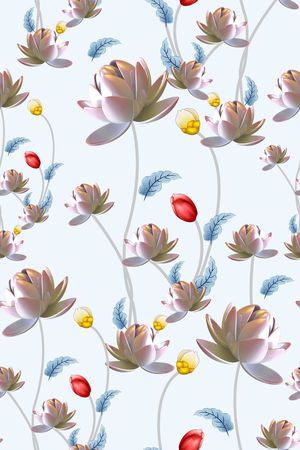 花瓣印花华亿平台图片