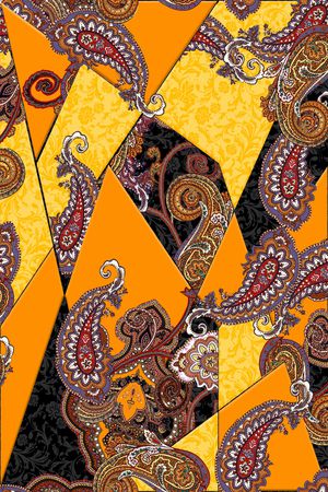 几何印花华亿平台图片