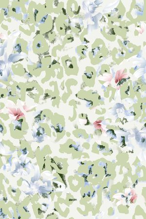 动物纹印花华亿平台图片