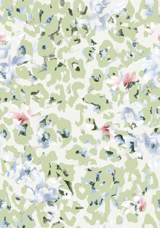 动物纹印花华亿平台图片