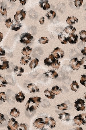 动物纹印花华亿平台图片