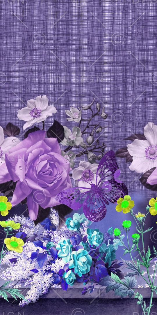 蝴蝶印花华亿平台图片