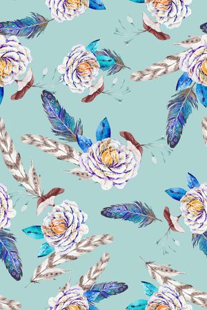 彩底花卉印花华亿平台图片