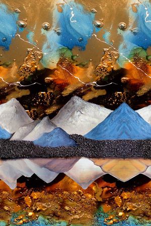 抽象印花华亿平台图片