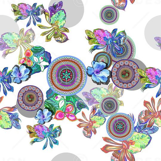 时尚印花华亿平台图片