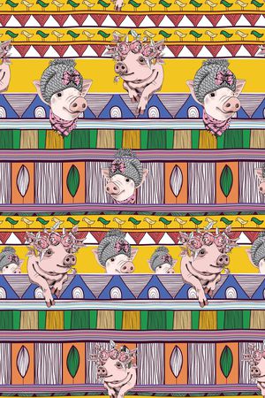 几何印花华亿平台图片