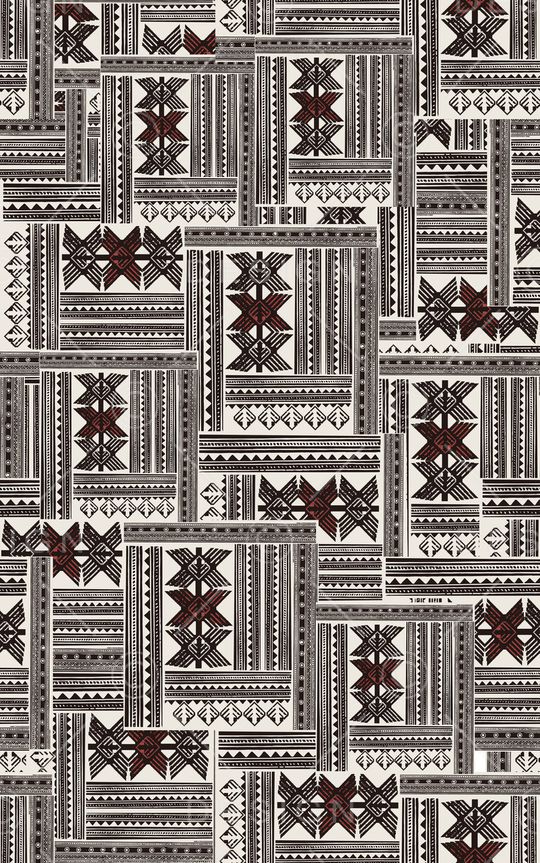 几何印花华亿平台图片