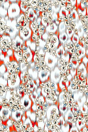 动物纹印花华亿平台图片