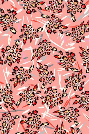 动物纹印花华亿平台图片