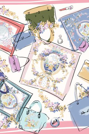 抽象印花华亿平台图片