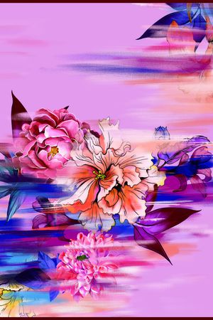 抽象印花华亿平台图片