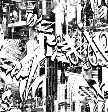 1167766-190104风景抽象回路黑白