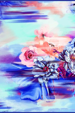 抽象印花华亿平台图片