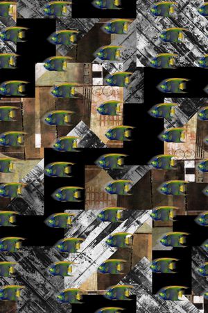 几何印花华亿平台图片