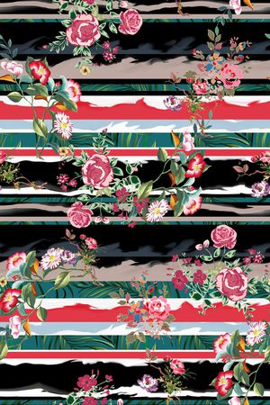 几何印花华亿平台图片