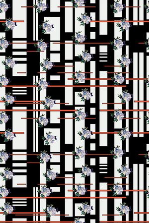 几何印花华亿平台图片