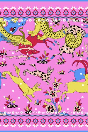 动物印花华亿平台图片