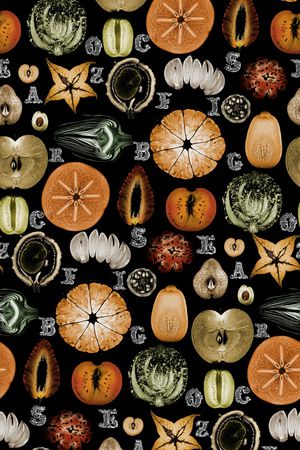 蔬果印花华亿平台图片