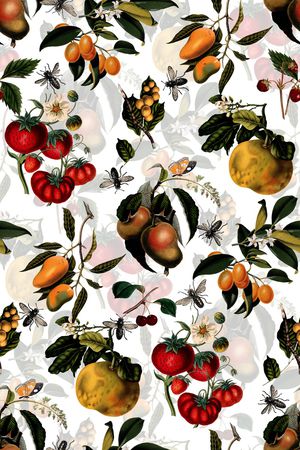 蔬果印花华亿平台图片