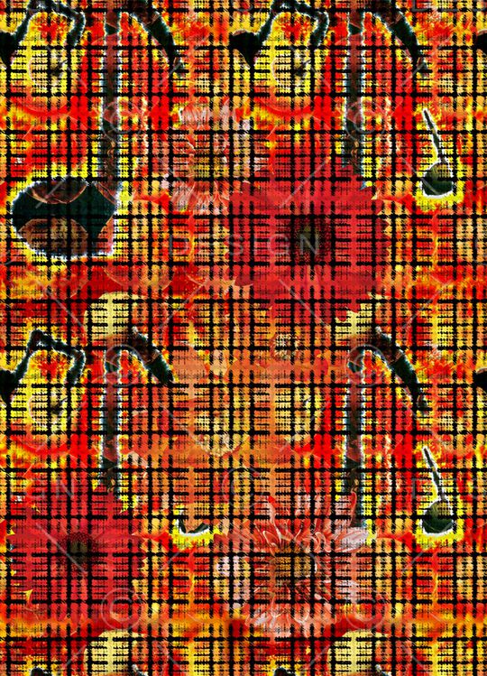 格子印花华亿平台图片