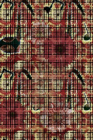 格子印花华亿平台图片