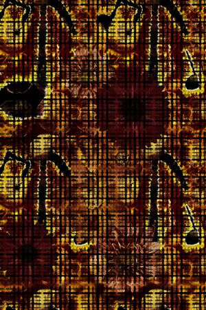 格子印花华亿平台图片