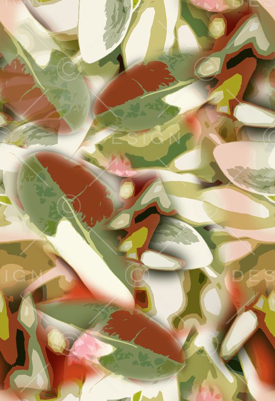 迷彩图案印花华亿平台图片