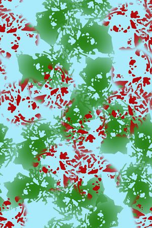 抽象花卉印花华亿平台图片