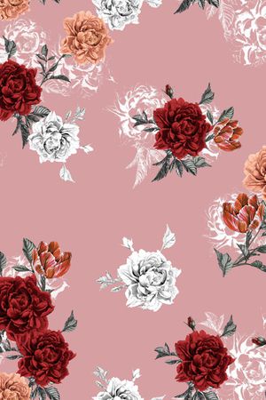 春夏华亿平台印花华亿平台图片