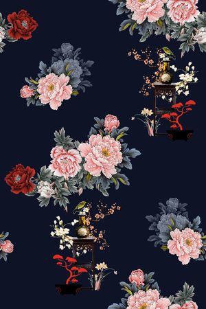 大牌风印花华亿平台图片