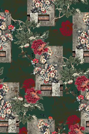 大牌风印花华亿平台图片