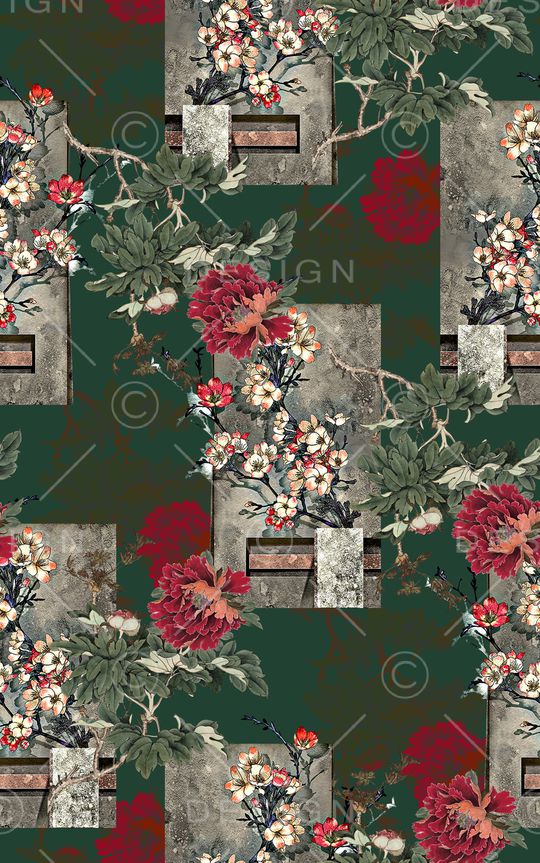 大牌风印花华亿平台图片