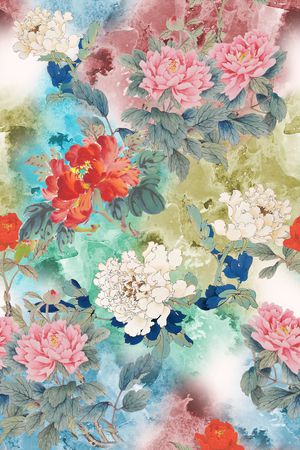 炫彩印花华亿平台图片