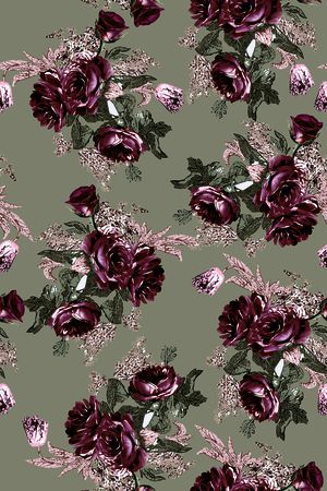 春夏华亿平台印花华亿平台图片